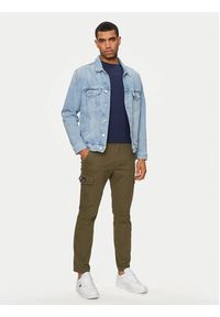Tommy Jeans Spodnie materiałowe Austin DM0DM18940 Zielony Slim Fit. Kolor: zielony. Materiał: bawełna #4