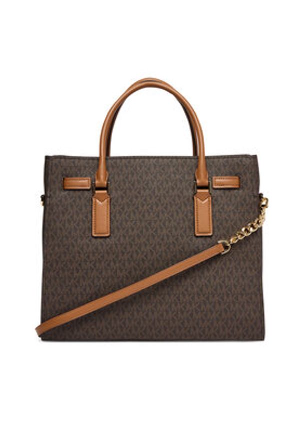 MICHAEL Michael Kors Torebka 30F5GNXS3B Brązowy. Kolor: brązowy. Materiał: skórzane