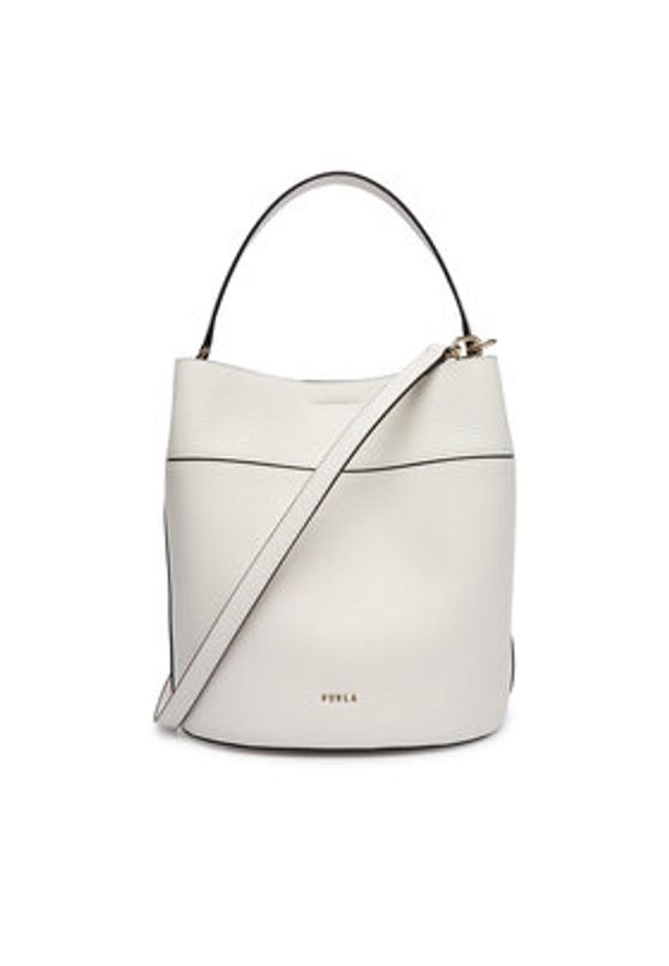 Furla Torebka Amelia M Bucket WB01953 HSF000 CN 01B00 Biały. Kolor: biały. Materiał: skórzane