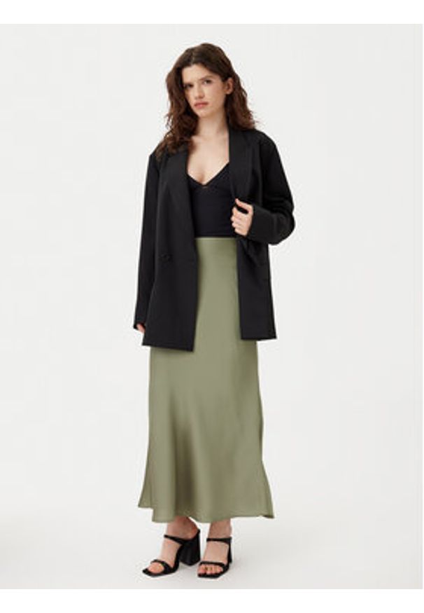 Vila Spódnica midi Elliette 14084182 Zielony Regular Fit. Kolor: zielony. Materiał: syntetyk