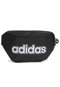 Adidas - Saszetka adidas Classic Foundation Waist Bag HT4777 - czarna. Kolor: czarny. Materiał: materiał, poliester. Wzór: aplikacja #1