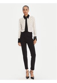 Elisabetta Franchi Koszula CA-104-56E2-V320 Biały Regular Fit. Kolor: biały. Materiał: wiskoza