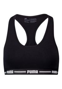 Stanik fitness cardio Puma Racer Back Top 1P Hang. Kolor: czarny. Sport: fitness #1