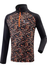 Silvini - Dziecięcy bluza Climatex Hael czarny oddychający. Kolor: zielony, brązowy, wielokolorowy. Materiał: elastan, poliester