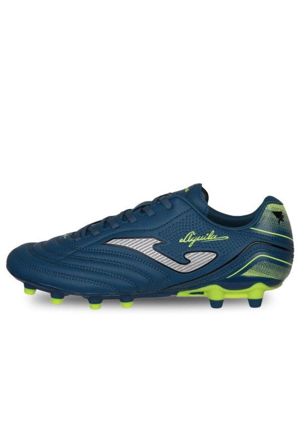Joma - Buty piłkarskie Aguila 24 Firm Ground Rozmiar 44 - AGUW2417FG Niebieski. Kolor: żółty, wielokolorowy, turkusowy, niebieski. Sport: piłka nożna