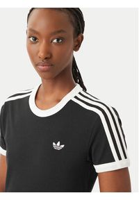 Adidas - adidas T-Shirt 3 Stripes KD7980 Czarny Regular Fit. Kolor: czarny. Materiał: bawełna #2