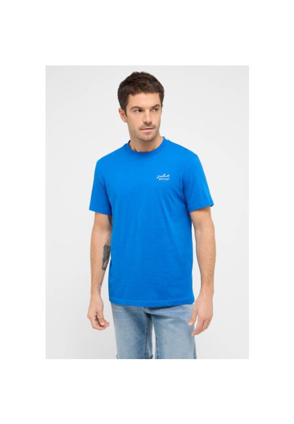 Męski T-Shirt Mustang Style Austin Nautical Blue 1016280 5236