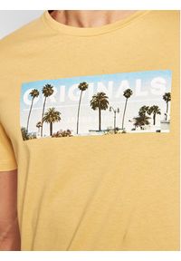 Jack & Jones - Jack&Jones T-Shirt Azure 12189032 Żółty Regular Fit. Kolor: żółty. Materiał: bawełna #2