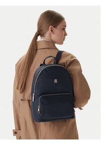 TOMMY HILFIGER - Tommy Hilfiger Plecak Poppy Th Backpack AW0AW15641 Granatowy. Kolor: niebieski. Materiał: materiał #5