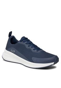 EA7 Emporio Armani Sneakersy X8X150 XK350 R649 Granatowy. Kolor: niebieski