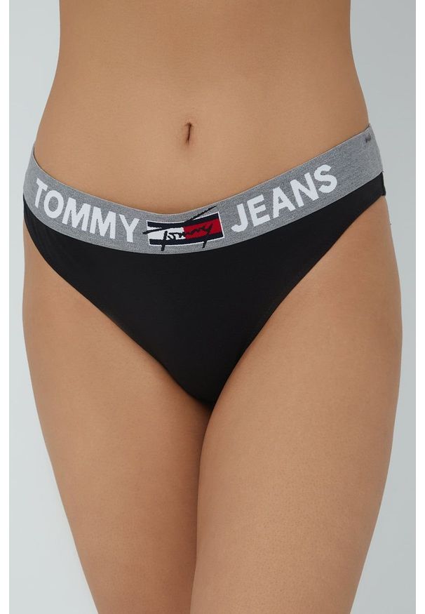 Tommy Jeans Figi UW0UW02773.4890 kolor czarny. Kolor: czarny. Materiał: bawełna