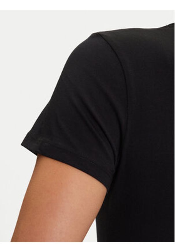 Liu Jo T-Shirt UF5265 JS923 Czarny Regular Fit. Kolor: czarny. Materiał: bawełna