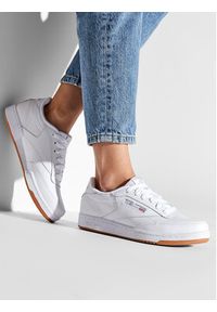 Reebok Sneakersy Club C CN5646 Biały. Kolor: biały. Materiał: skóra. Model: Reebok Club #10
