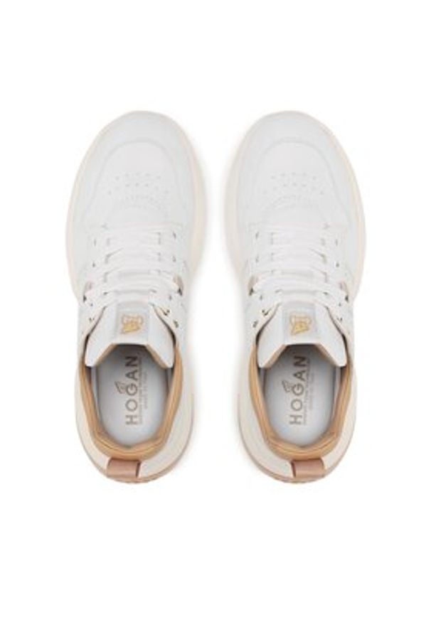 Hogan - HOGAN Sneakersy HXW5680EC90LE9 Biały. Kolor: biały. Materiał: skóra