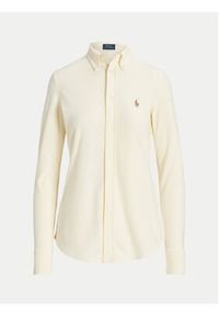 Polo Ralph Lauren Koszula 211910131004 Żółty Regular Fit. Typ kołnierza: polo. Kolor: żółty. Materiał: bawełna #3