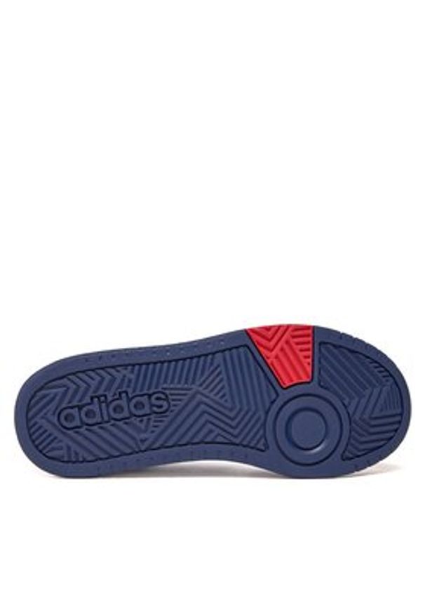 Adidas - adidas Sneakersy Hoops Mid Shoes GZ9647 Biały. Kolor: biały. Materiał: materiał
