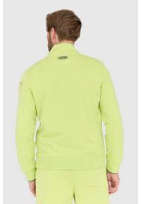 Blauer USA - BLAUER Zielona męska rozpinana bluza, Rozmiar XXL. Kolor: zielony #3