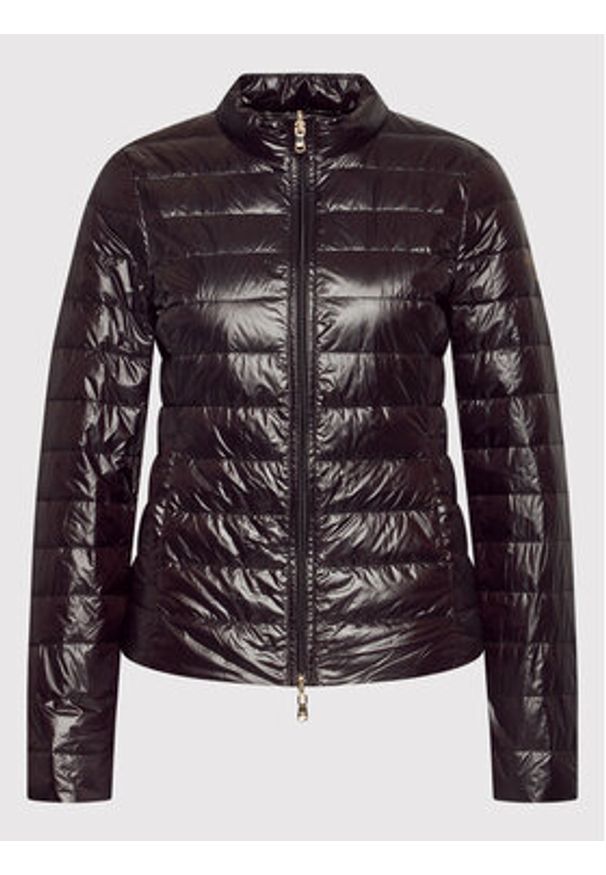 Patrizia Pepe Kurtka puchowa CO0178/A503-K103 Czarny Regular Fit. Kolor: czarny. Materiał: syntetyk