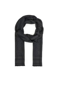TOMMY HILFIGER - Tommy Hilfiger Szal Th Monogram Scarf AW0AW18273 Czarny. Kolor: czarny. Materiał: materiał #1