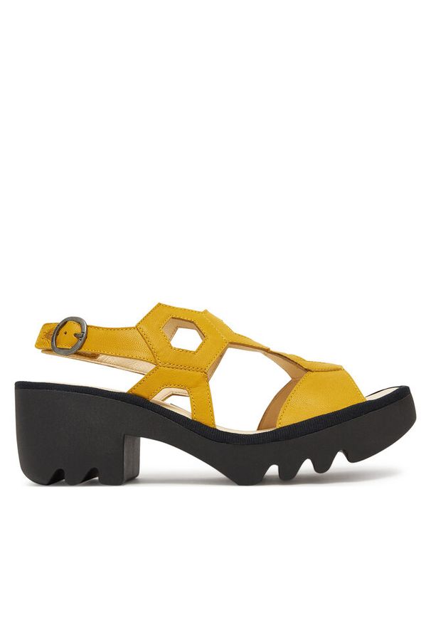 Sandały Fly London. Kolor: żółty