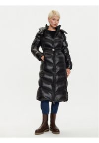 BOSS Płaszcz zimowy Pamaxi3 50524624 Czarny Regular Fit. Kolor: czarny. Materiał: syntetyk. Sezon: zima