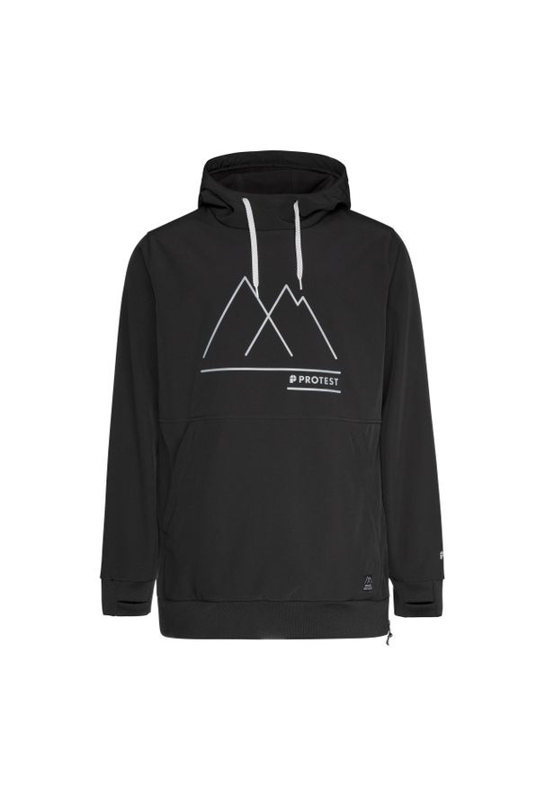 Bluza z kapturem Protest Melton. Typ kołnierza: kaptur. Kolor: czarny. Sezon: zima. Sport: narciarstwo