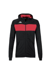 Bluza z kapturem dla dzieci Kappa Dacciozi. Typ kołnierza: kaptur. Kolor: czerwony, wielokolorowy, czarny. Sport: joga i pilates