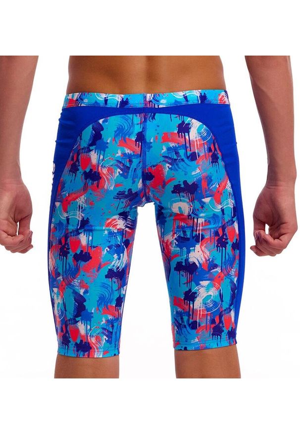 Spodenki FUNKY TRUNKS Messy Messy Messy - jammery chłopięce. Kolor: niebieski
