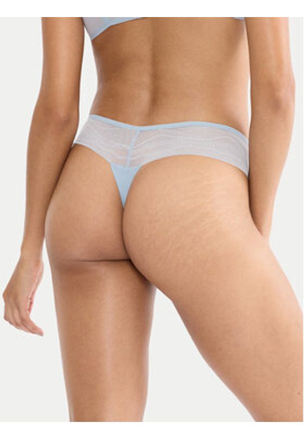 Triumph Stringi Breathe & Lift Smart 10226446 Niebieski. Kolor: niebieski. Materiał: syntetyk