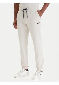 Aeronautica Militare Dres 261TF0108UF00674 Beżowy Regular Fit. Kolor: beżowy. Materiał: bawełna #4