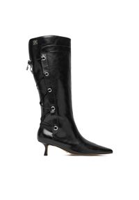 Steve Madden Kozaki Ballpark SM11005048 Czarny. Kolor: czarny. Materiał: skóra
