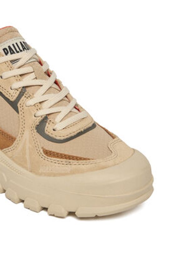 Palladium Sneakersy Pallarider Lo Track 79544-257-M Beżowy. Kolor: beżowy. Materiał: skóra, zamsz