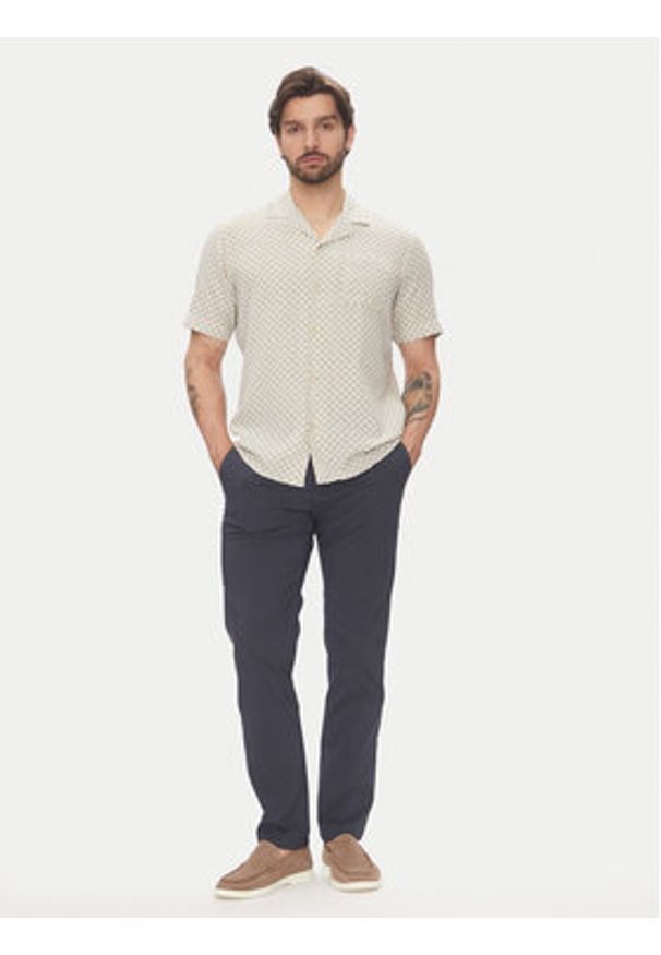 Pierre Cardin Koszula C6 45610.0458 Beżowy Regular Fit. Kolor: beżowy. Materiał: bawełna