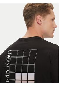Calvin Klein T-Shirt Ombre Bonded K10K114164 Czarny Regular Fit. Kolor: czarny. Materiał: bawełna #5