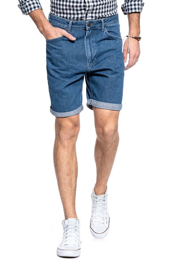 Lee - SPODENKI MĘSKIE LEE PIPES TAPERED SHORTS TIC L73ZGGEZ 112120830