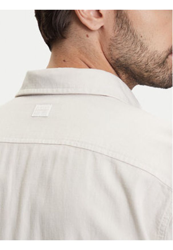 G-Star RAW - G-Star Raw Koszula Clean D25196-D454 Écru Regular Fit. Kolor: kremowy. Materiał: bawełna