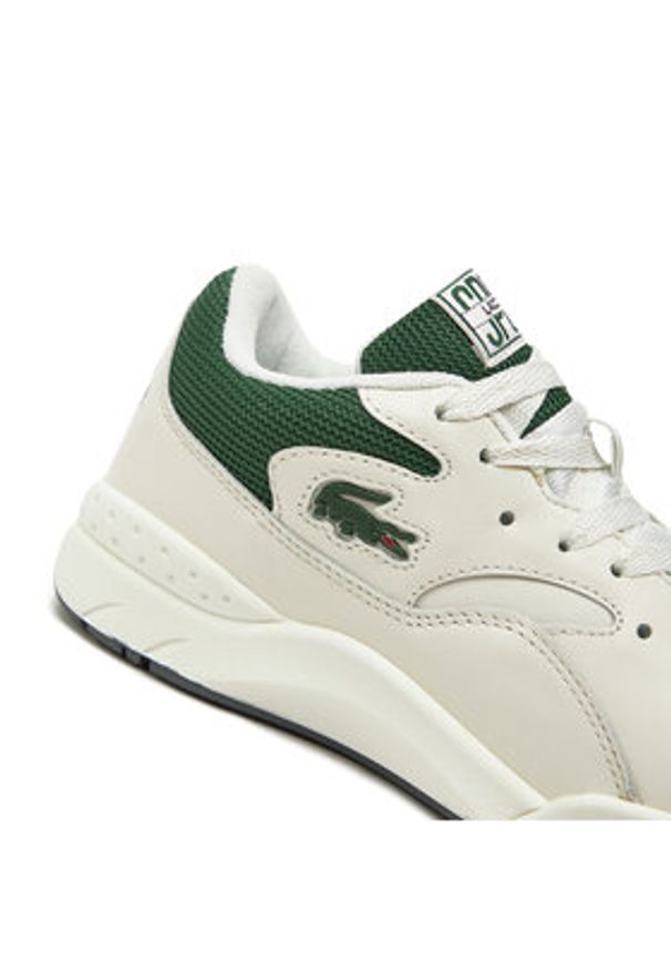 Lacoste Sneakersy Aceline 747SFA0034 Écru. Materiał: skóra