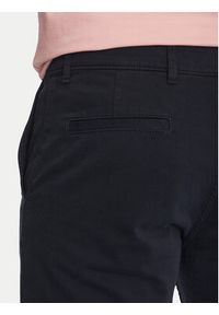BOSS Chinosy 50534378 Granatowy Regular Fit. Kolor: niebieski. Materiał: bawełna #5