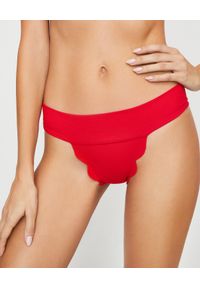 MARYSIA SWIM - Czerwony dół od bikini Santa Clara. Kolor: czerwony. Materiał: materiał #1