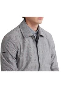 Kurtka turystyczna męska Superdry Edit Collared Harrington. Kolor: szary. Materiał: poliester. Sezon: zima, jesień. Sport: turystyka piesza