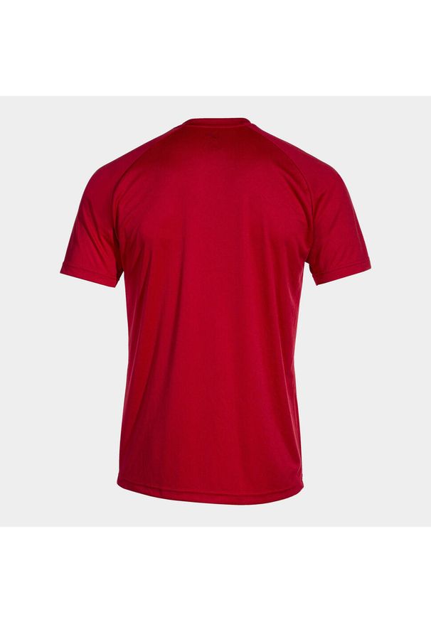 Koszulka z dekoltem w szpic Joma Inter IV. Typ kołnierza: dekolt w kształcie V. Kolor: czerwony, biały, wielokolorowy. Materiał: poliester. Sport: piłka nożna