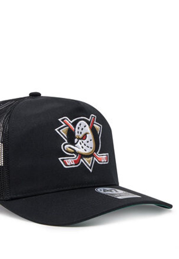 47 Brand Czapka z daszkiem NHL Anaheim Ducks Mesh ’47 HITCH H-MSHTC25GWP Czarny. Kolor: czarny. Materiał: materiał, bawełna