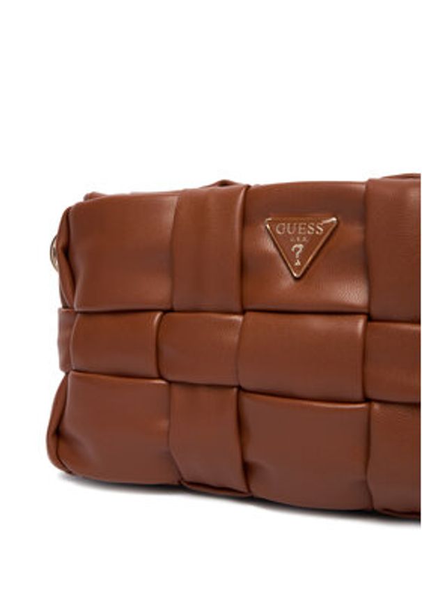 Guess Torebka Marion Mini HWWG80 72720 Brązowy. Kolor: brązowy. Materiał: skórzane