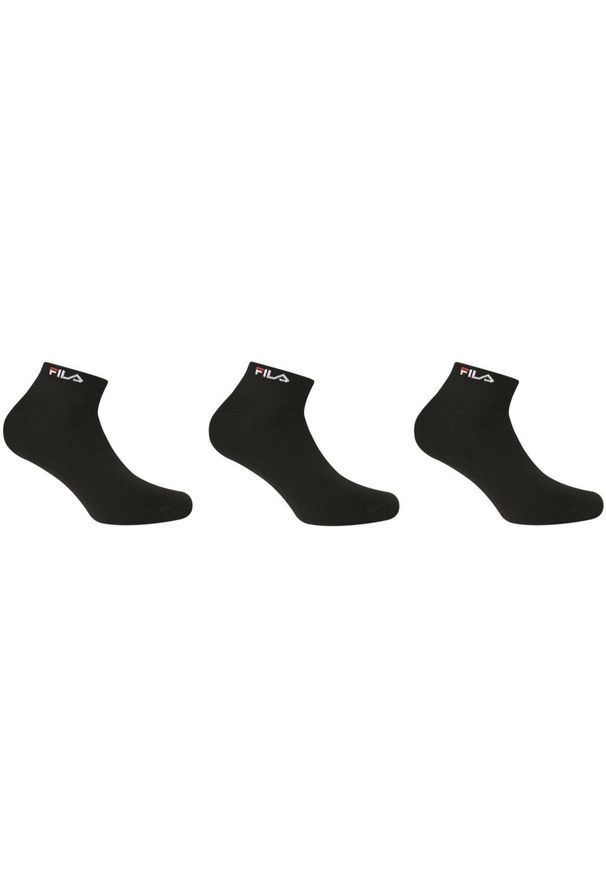 Fila 3 pary skarpet bambusowych czarne 35-38. Kolor: czarny. Sport: kolarstwo