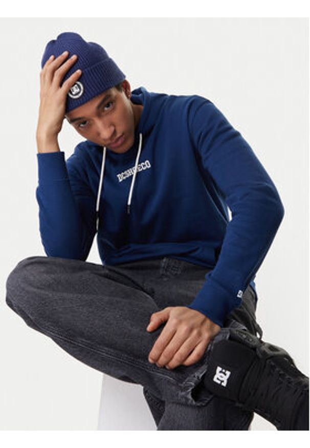 DC Shoes Bluza Baseline Otlr ADYFT03390 Granatowy Regular Fit. Kolor: niebieski. Materiał: bawełna