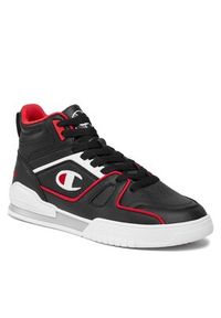 Champion Sneakersy Mid Cut Shoe 3 Point Mid S22119-KK002 Czarny. Kolor: czarny. Materiał: skóra #4