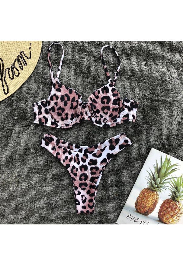 Intica - Strój kąpielowy dwuczęściowy z nowoczesnym wzorem na plażę i basen Ayelet. Materiał: materiał