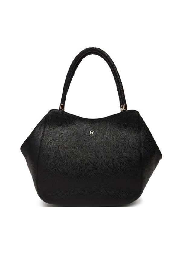 Aigner Torebka 137422 Czarny. Kolor: czarny. Materiał: skórzane