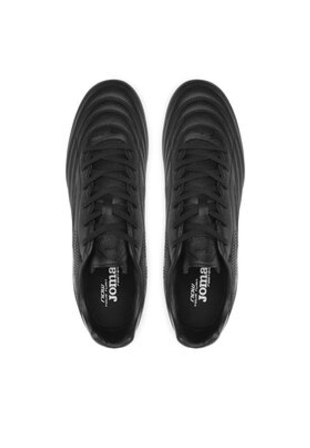 Joma Buty do piłki nożnej Aguila 2321 AGUS2321FG Czarny. Kolor: czarny. Materiał: skóra