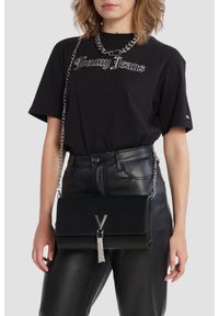 Valentino by Mario Valentino - VALENTINO Czarna kopertówka Divina Pochette. Kolor: czarny. Styl: elegancki, casual, wizytowy #3